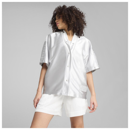 Puma Γυναικεία ζακέτα Jer-She Baseball-Inspired Jersey